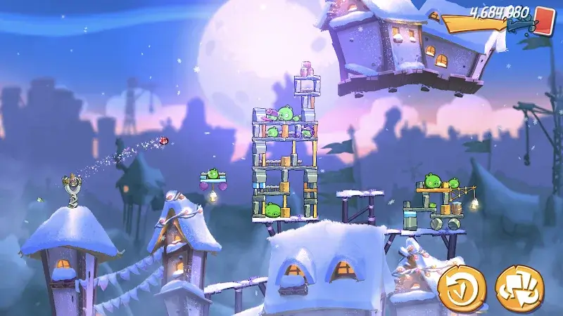 ميزة الجواهر واللؤلؤ غير المحدودة في لعبة Angry Birds النسخة الكاملة للاندرويد.