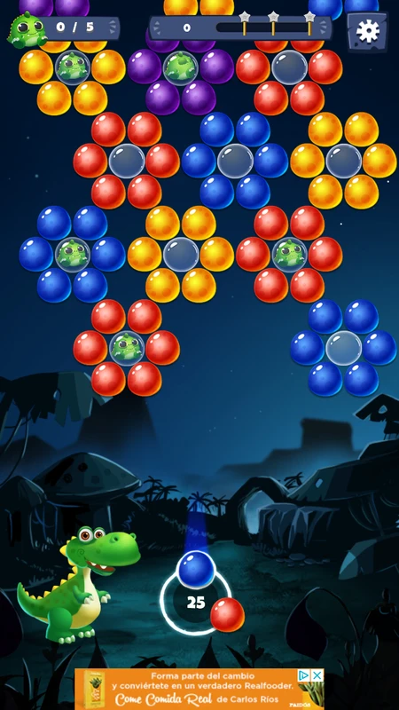 ميزة العملات غير المحدودة والوسائل المساعدة في لعبة Bubble Shooter للاندرويد.