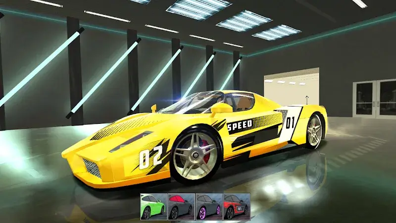فتح جميع السيارات الرياضية بالكامل في لعبة Car Simulator 2 النسخة الكاملة.