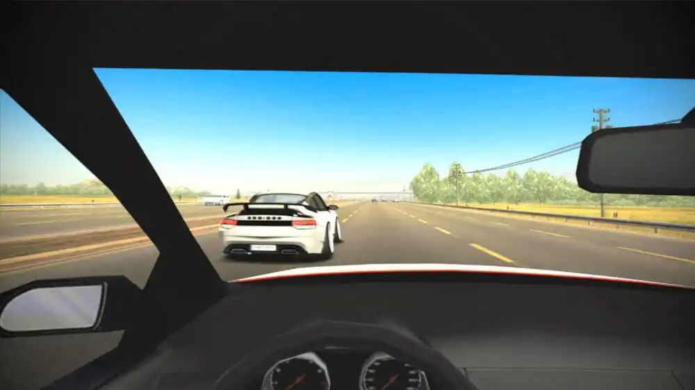 واقعية القيادة من الداخل وتفاصيل الطبلون في لعبة Drift Ride النسخة الكاملة.