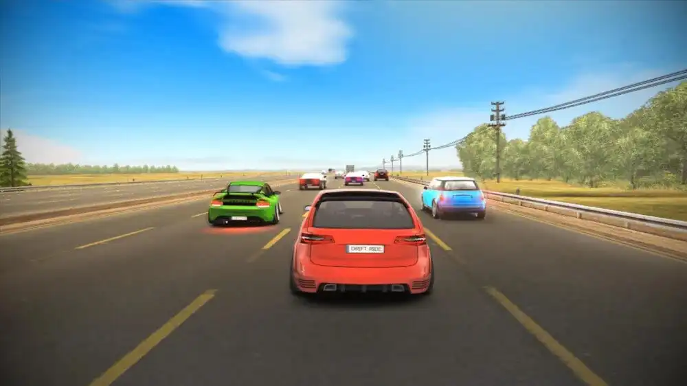 الاستمتاع بسباقات سريعة بدون إعلانات مزعجة داخل لعبة Drift Ride النسخة الكاملة.