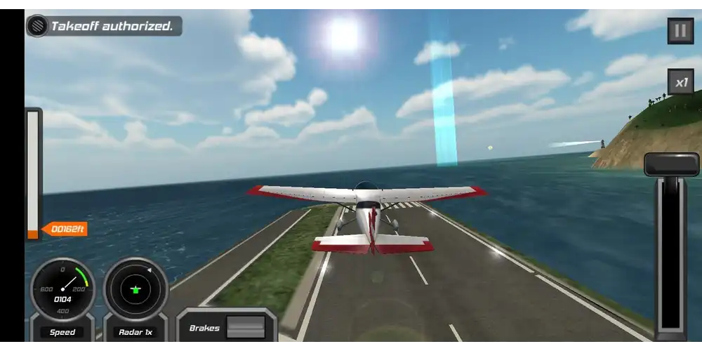 الاستمتاع بالطيران الحر واستكشاف الخريطة في تحميل Flight Pilot Simulator 3D للاندرويد.