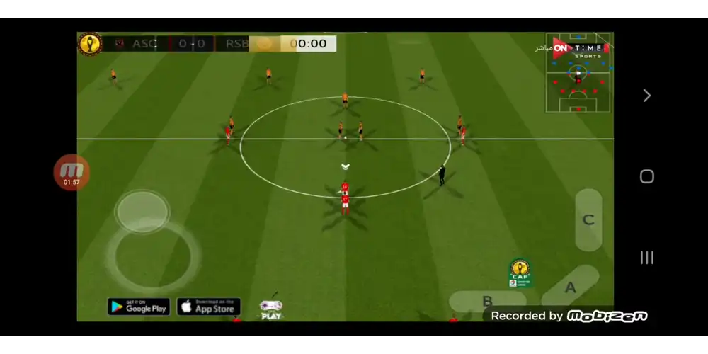 رسوميات واقعية وأسلوب لعب سلس في لعبة fts 23 الدورى المصرى ودورى ابطال افريقيا للاندرويد.