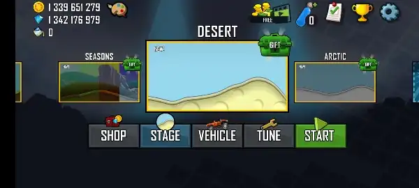 رابط مباشر وآمن لبدء تنزيل ملف لعبة Hill Climb Racing مهكرة للاندرويد.