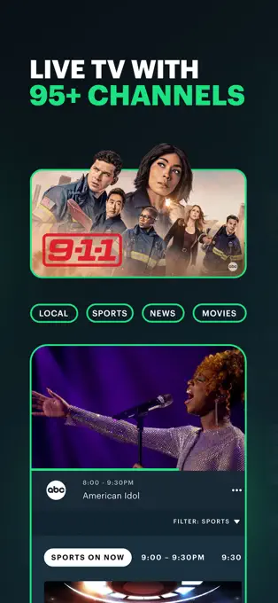 بوسترات أحدث المسلسلات العالمية المتاحة مجاناً في تحميل Hulu بجميع الميزات المدفوعة.