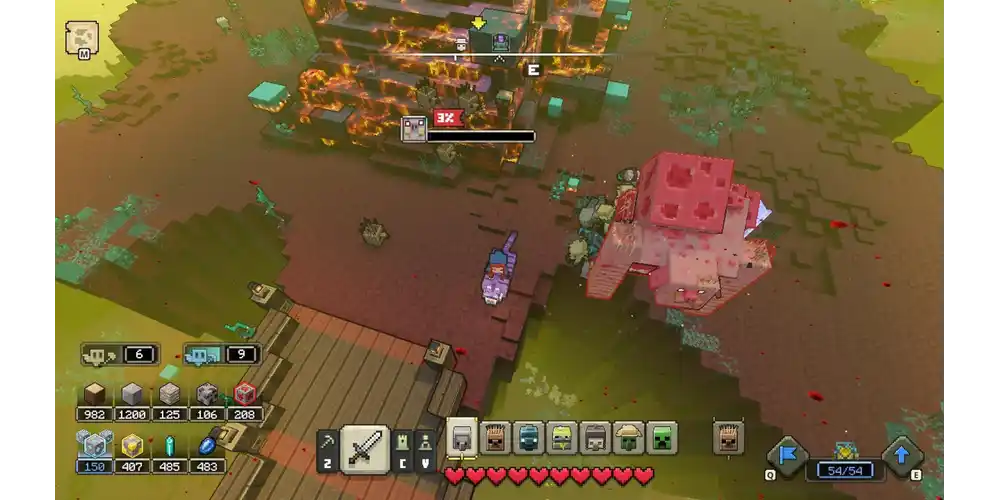 استكشاف المناطق الحيوية المتنوعة في تنزيل Minecraft Legends مهكرة 2026