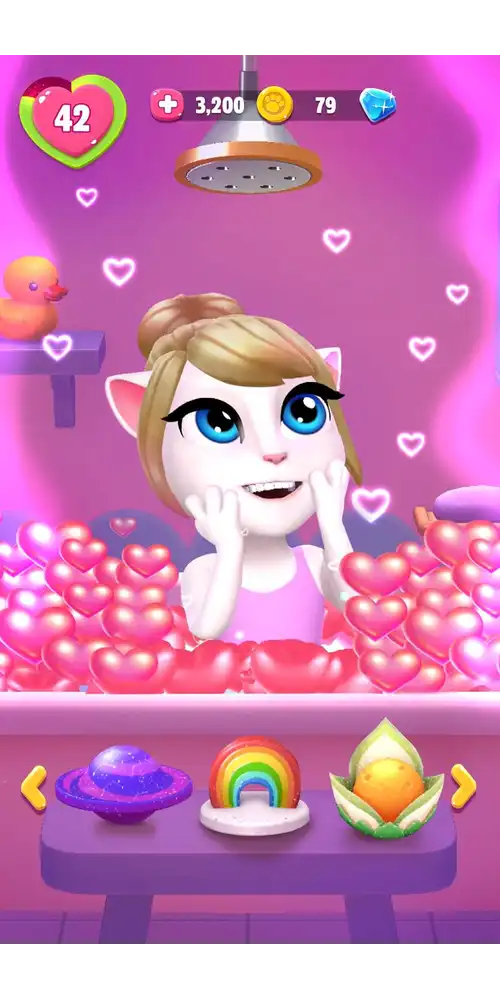 تدريب أنجيلا على الغناء والرقص في لعبة My Talking Angela 2 للاندرويد النسخة الكاملة.