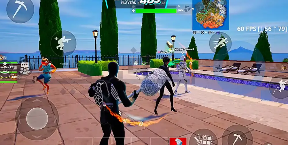 استعراض أحدث الملابس والشخصيات الأسطورية في تنزيل لعبة Fortnite للاندرويد احدث اصدار.