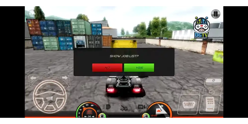 جميع الشاحنات الأوروبية مفتوحة ومتاحة للقيادة في نسخة لعبة Truckers of Europe 2 مهكرة.