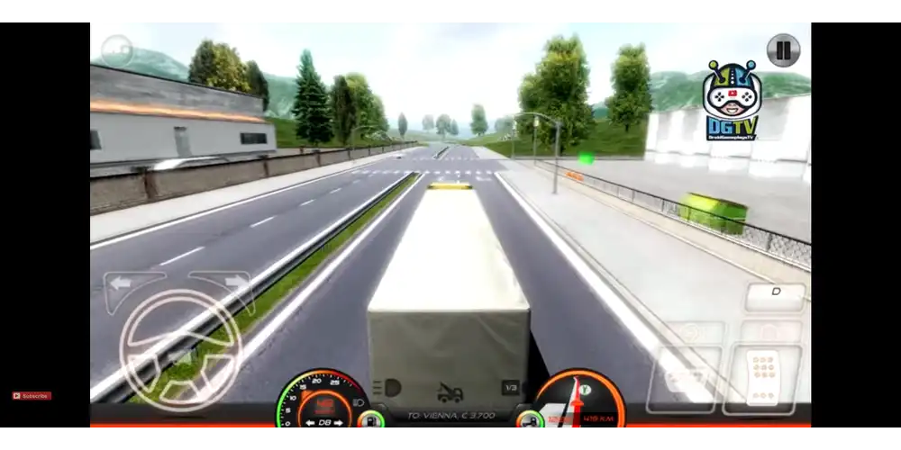 استكشاف طرق برلين وباريس ومدريد المفتوحة في لعبة Truckers of Europe 2 مهكرة.