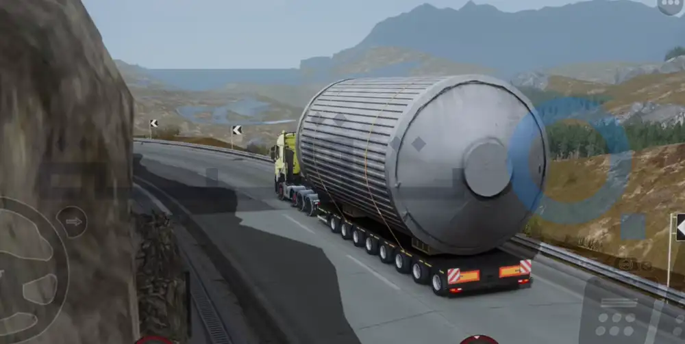تأثيرات الطقس والدورة الليلية والنهارية في تحميل Truckers of Europe 3 مهكرة مجانا.