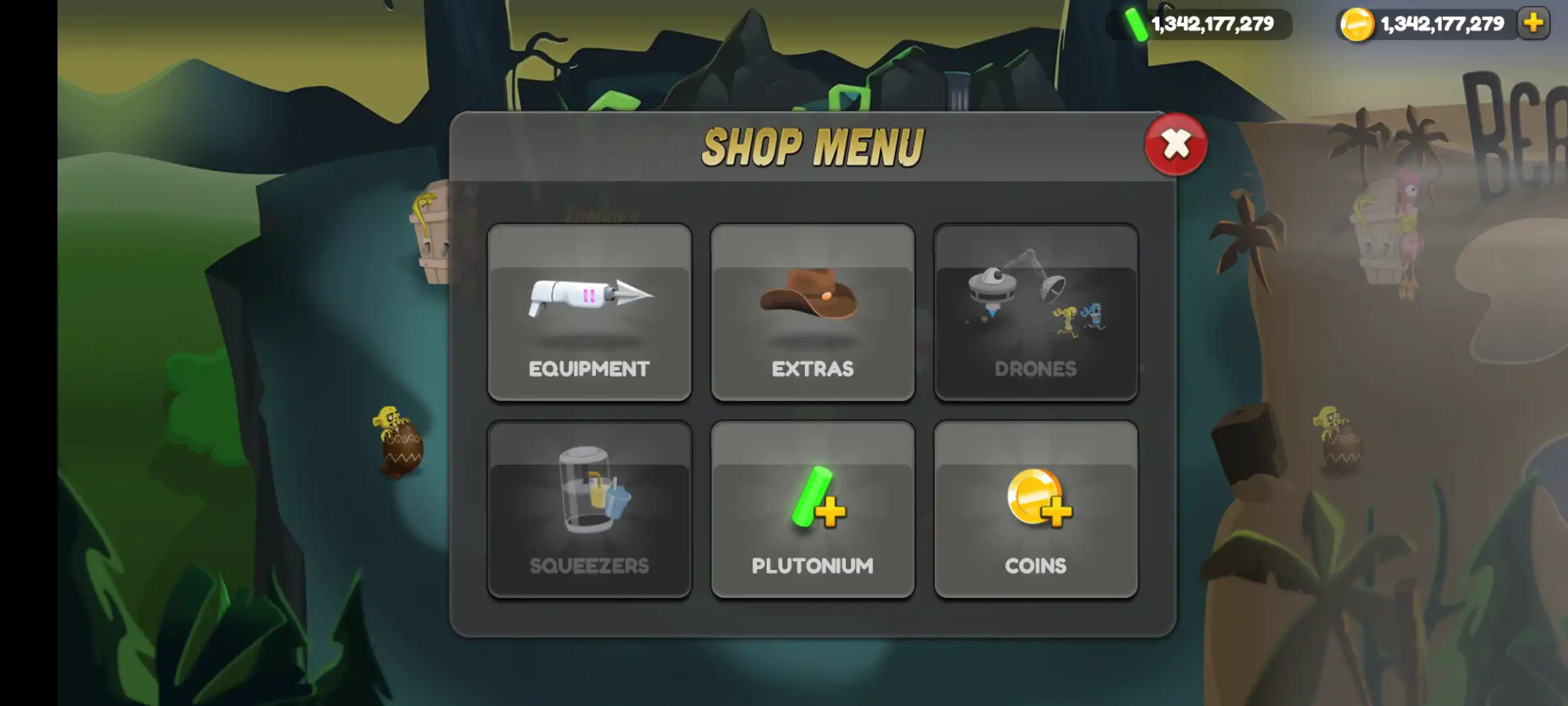 استعراض كافة أنواع الأسلحة وشبكات الصيد المفتوحة في Zombie Catchers مهكرة للاندرويد.