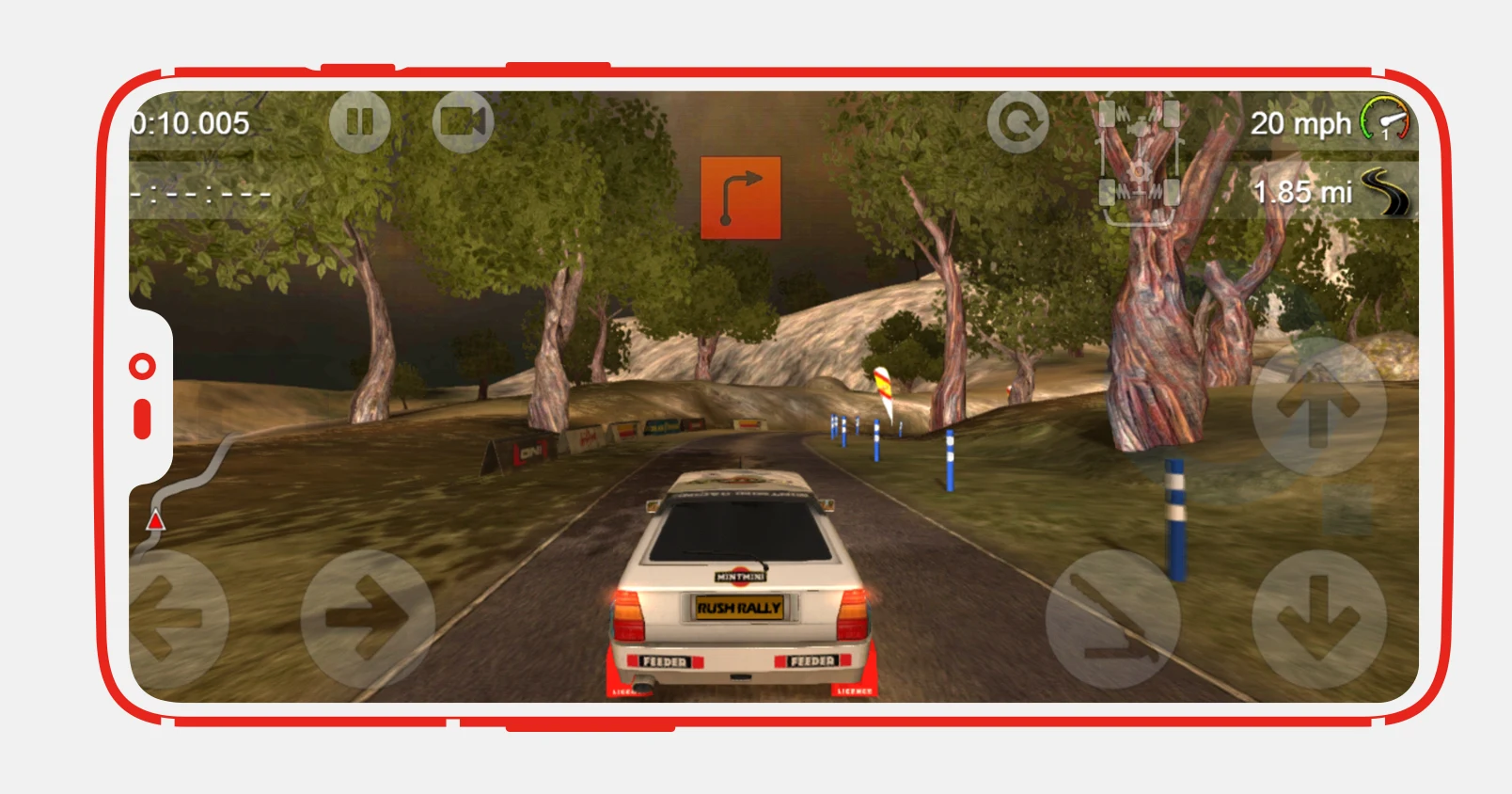 Rush Rally 2 مهكرة بفتح جميع السيارات والعمل بدون اتصال بالإنترنت