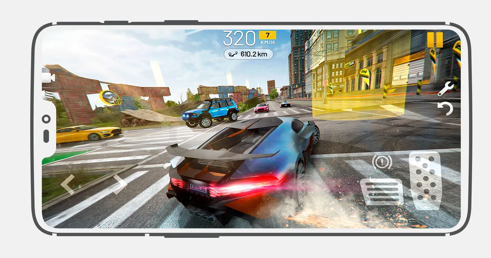 سباق حر داخل شوارع المدينة في Extreme Car Driving Simulator مهكرة
