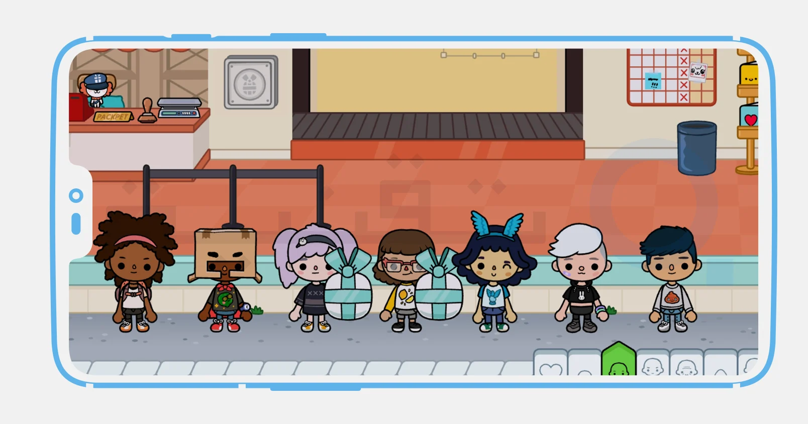 شخصيات لعبة Toca Boca World النسخة المدفوعة أثناء اللعب