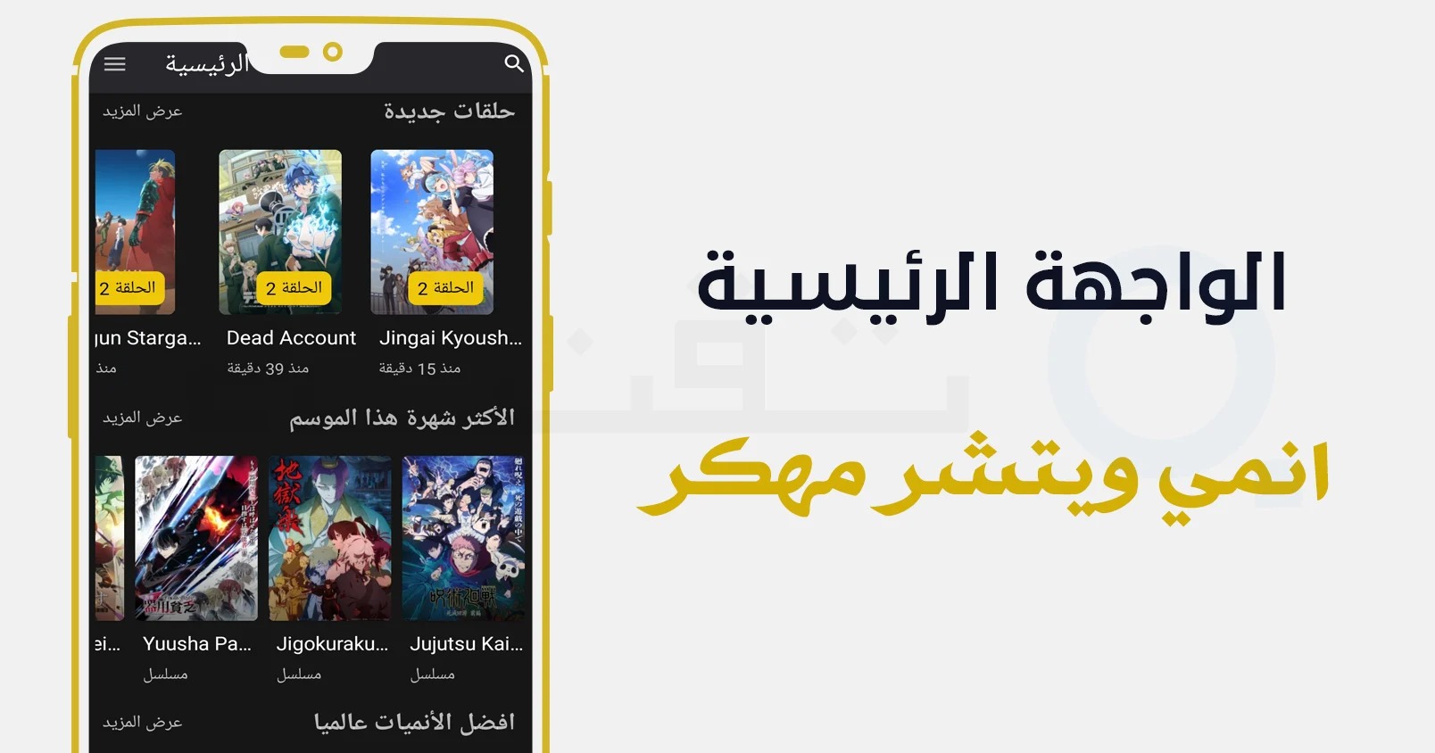 إعدادات تطبيق anime witcher مهكر والتحكم في الخصوصية