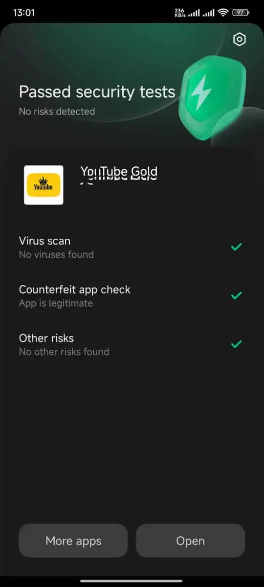تخصيص الثيمات وحظر الإعلانات المنبثقة عبر تنزيل يوتيوب الذهبي YouTube Gold APK.