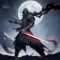 بطل لعبة Shadow Slayer يتصدى لهجمات الوحوش في بيئة مظلمة باستخدام مهارات السيف السريعة