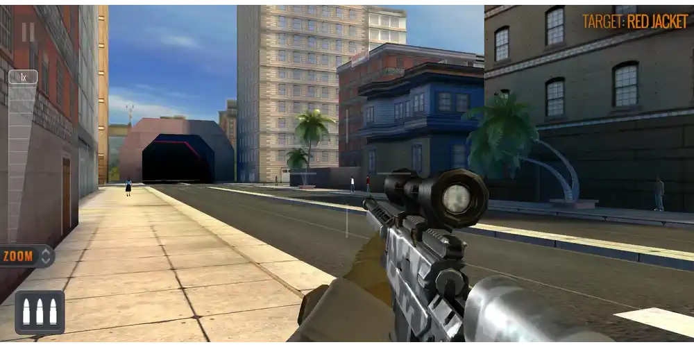 ميزة الأموال والجواهر غير المحدودة في تحميل لعبة Sniper 3D النسخة الكاملة.