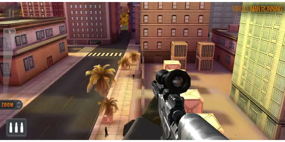 فتح جميع بنادق القنص الأسطورية والحديثة في لعبة Sniper 3D مهكرة 2026.